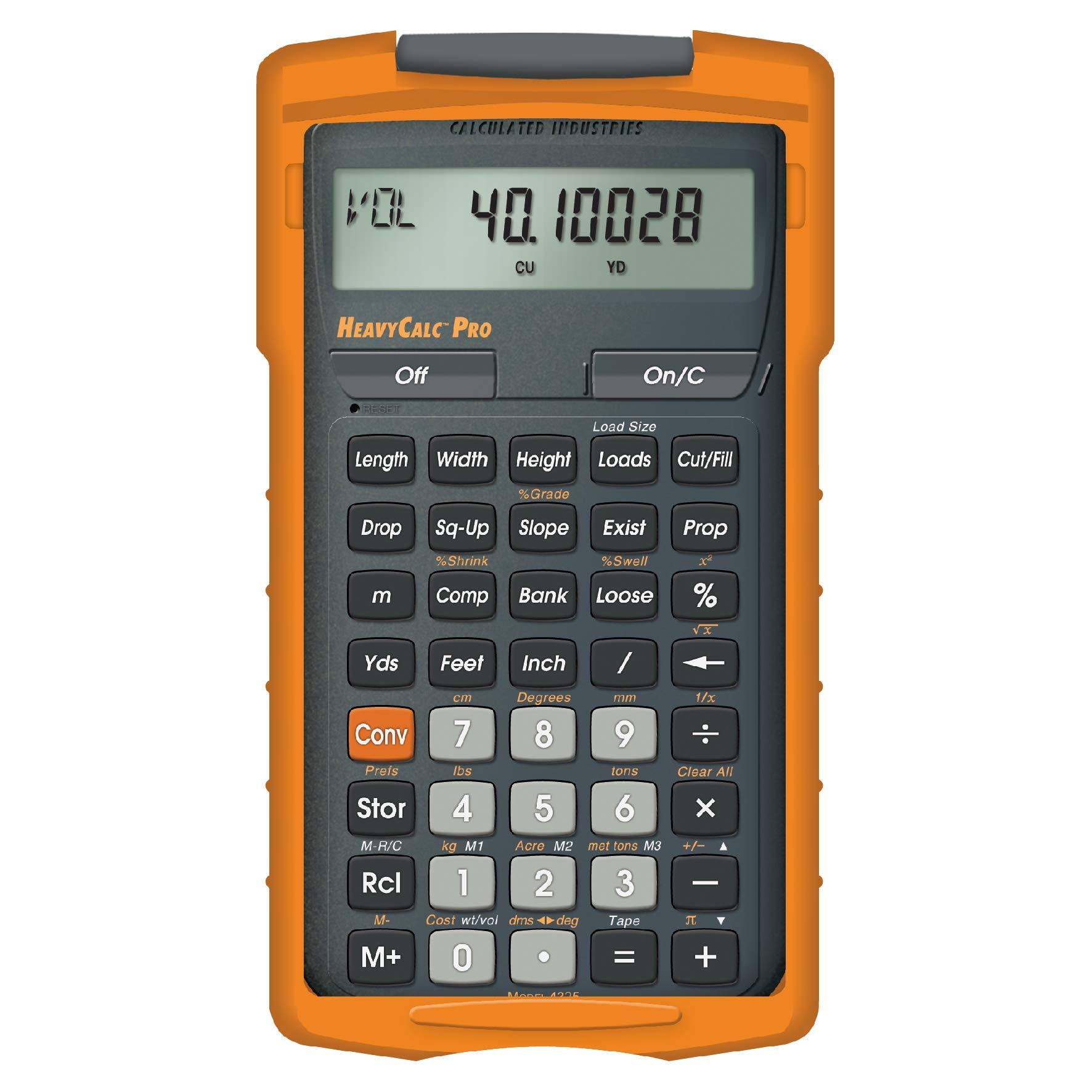Calculated Industries 4325 HeavyCalc Pro Construction Calculator