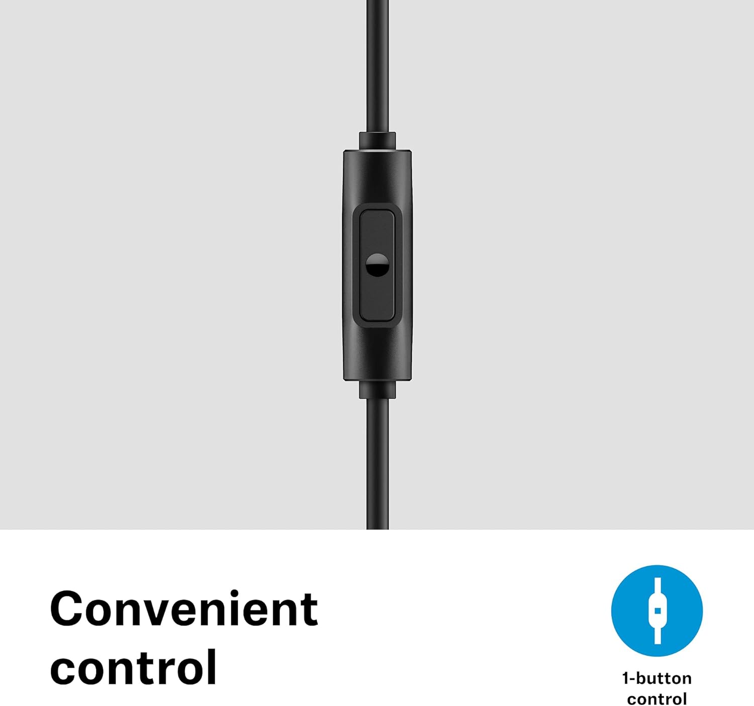 Sennheiser HD 400S Closed Back, Around Ear Headphone with One-Button Smart Remote on Detachable Cable