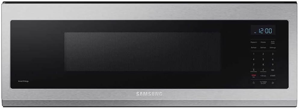 1.1 Cu. Ft. Low Profile Over the Range Stainless Steel Microwave