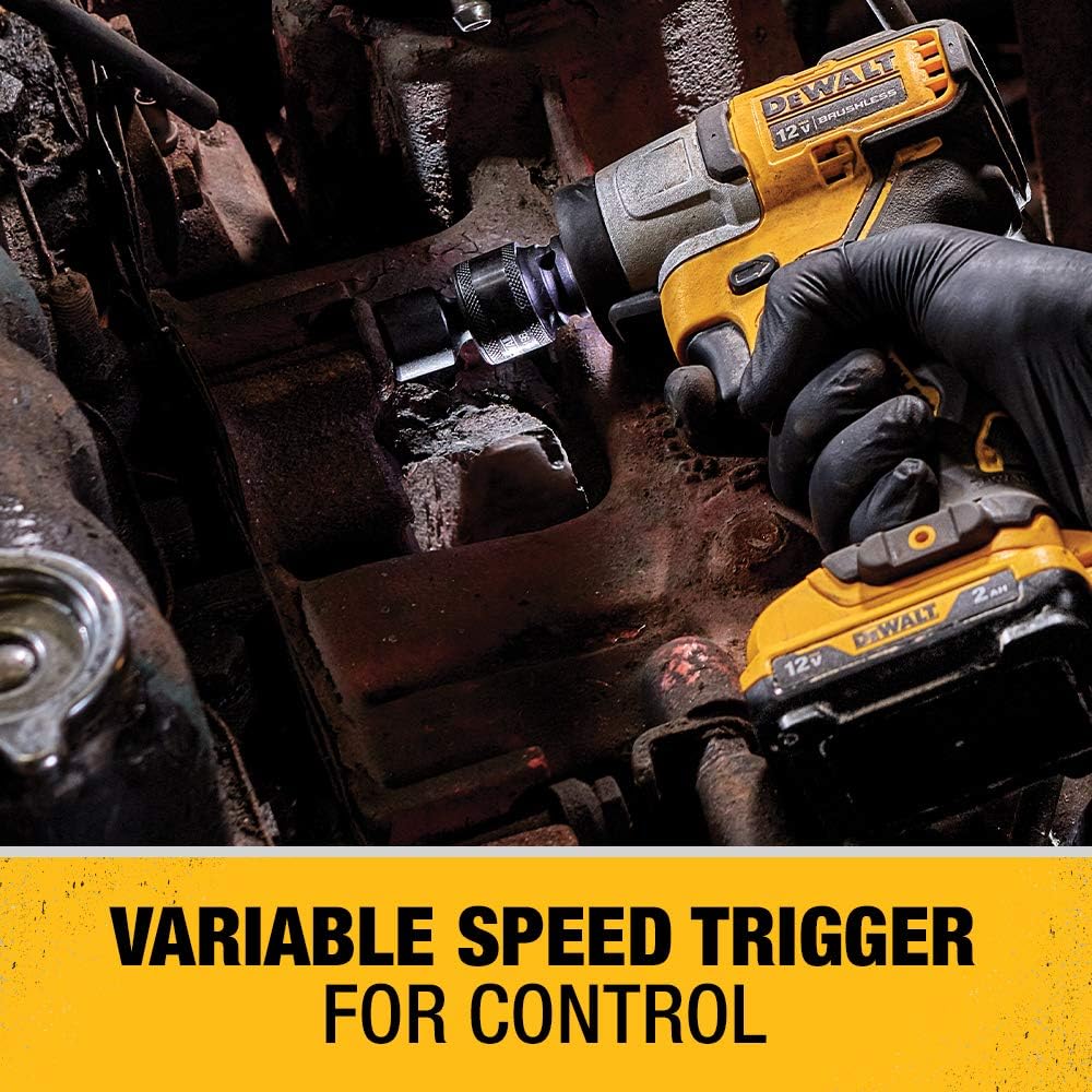 DEWALT XTREME 12V MAX Impact Wrench, Cordless Kit, 3/8-Inch (DCF902F2)