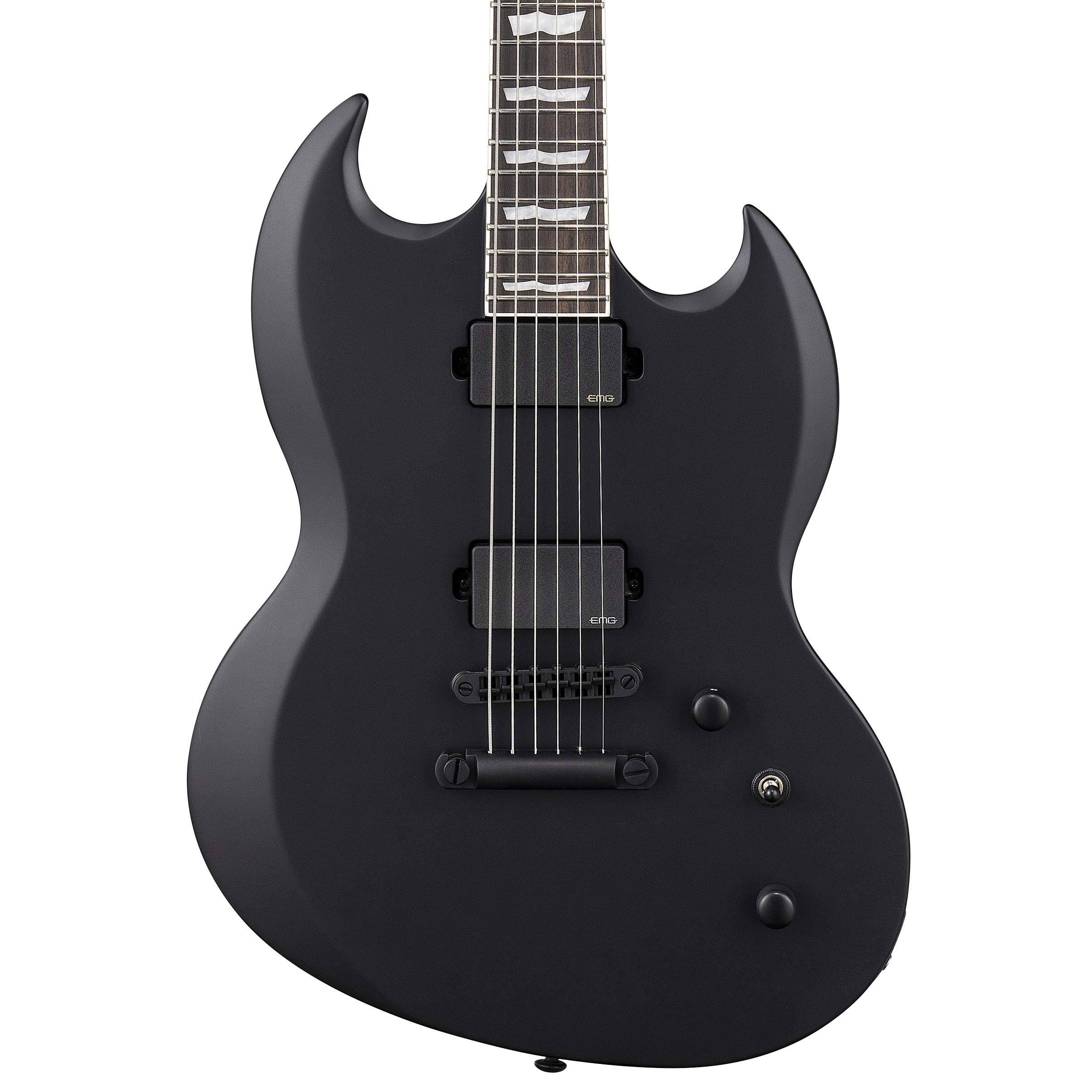 ESP LTD Viper 400 Baritone Electric Guitar Satin Black