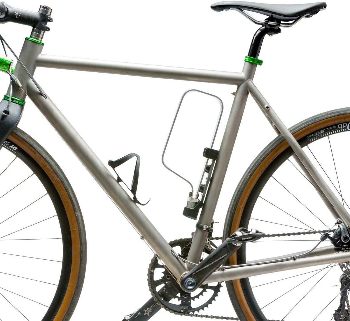 TiGr Mini+ Titanium Bike Locks. This Bicycle U Lock with Mounting Clip is Heavy Duty, Lightweight & High Security. Features Disc-Style U-Locks with 2 Keys (4"/102mm Wide, 8"/203mm Long)