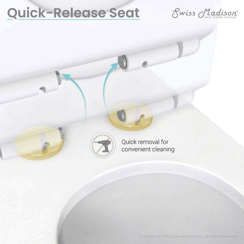 Swiss Madison St. Tropez One Piece Elongated Toilet Dual Vortex Flush - Shop Hardware Tools Online Store