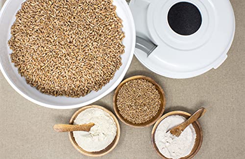 Powerful Electric Grain Mill Grinder for Home and Professional Use - High Speed Electric Flour Mill Grinder for Healthy Grains and Gluten-Free Flours - Electric Grain Grinder Mill by Wondermill