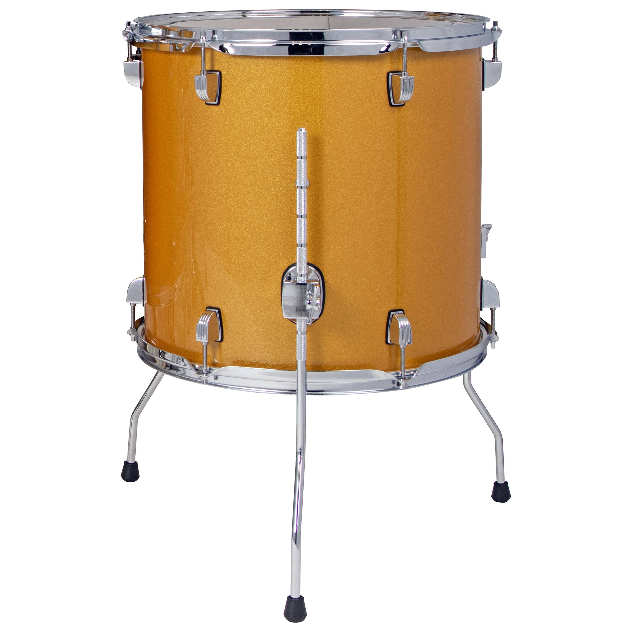 Ludwig Element Evolution 16x22 x 16x22 Floor Tom - Black Sparkle