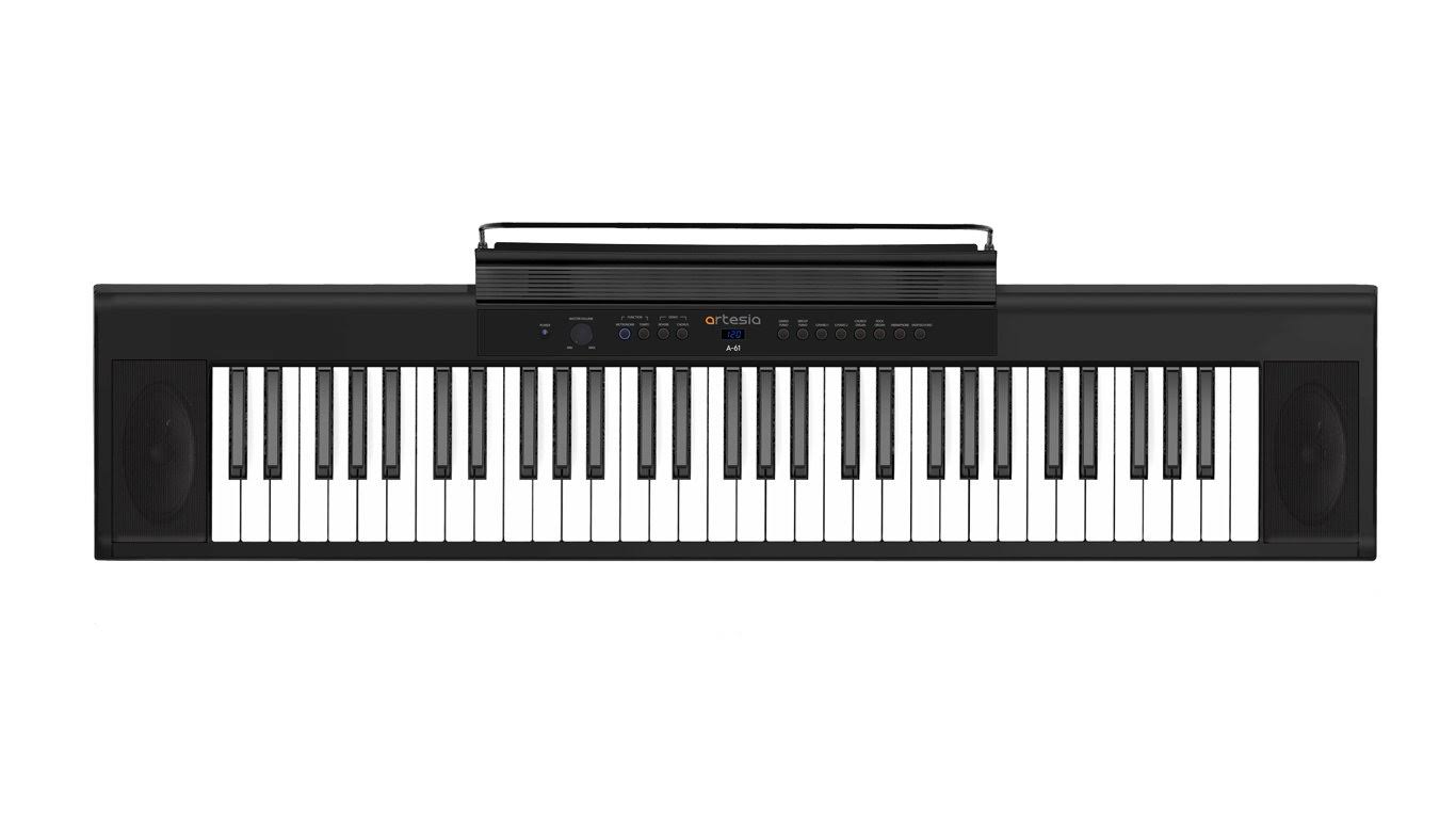 Artesia A-61 61-Key Digital Piano with Headphones u0026 Sustain Pedal