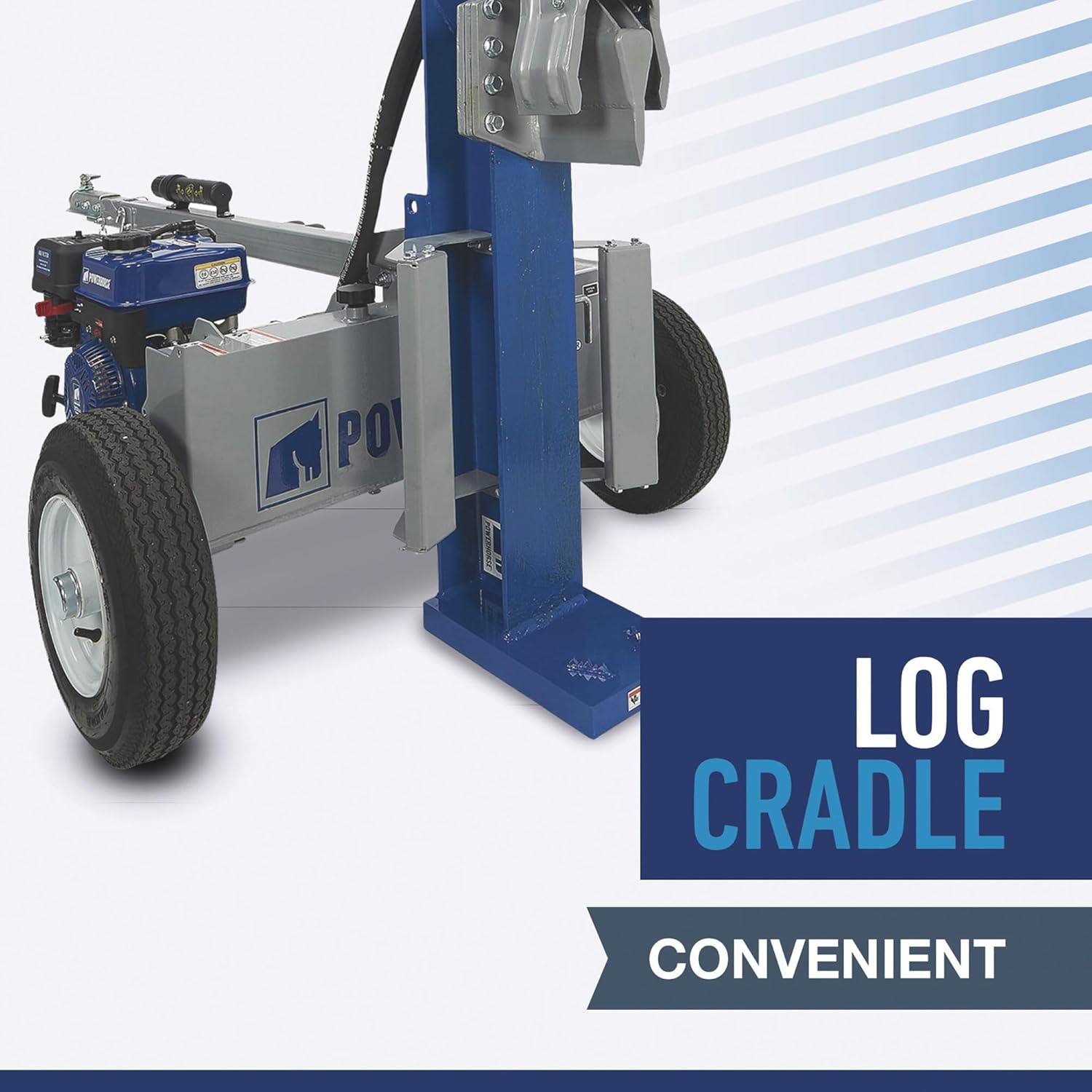 Powerhorse Horizontal/Vertical Log Splitter - 22 Tons, 212cc Engine
