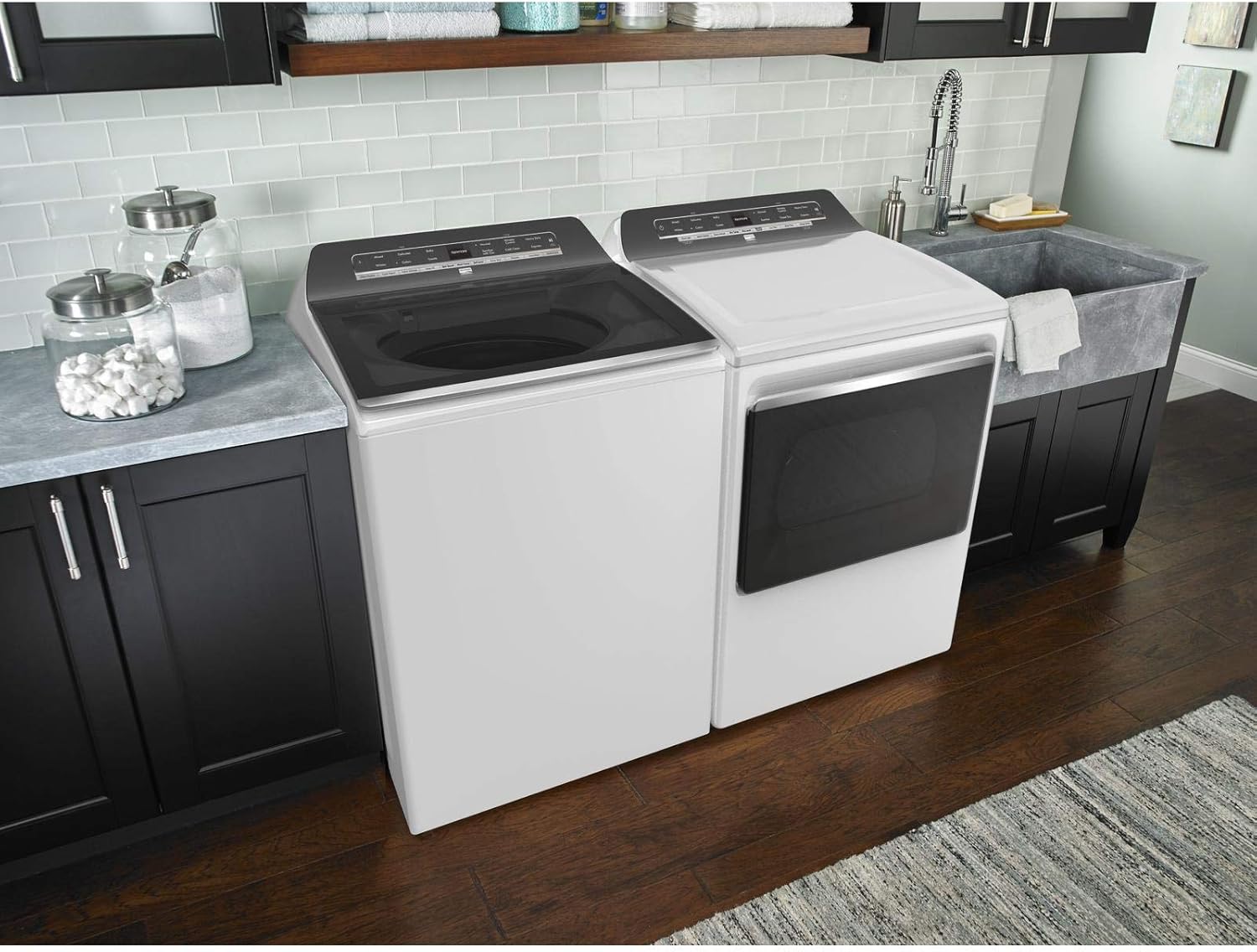 Kenmore 71112 7.4 Cubic Feet Front Load Gas Dryer Laundry Appliance, White