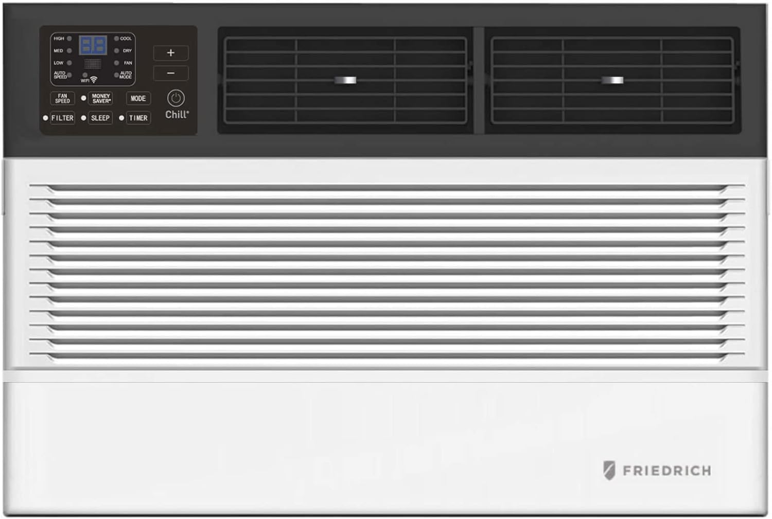 Friedrich CCW24B30B Chill Premier Smart Air Conditioner Wall & Window Unit, WiFi Mobile Control, White, Cooling Capacity (24,000 BTU)