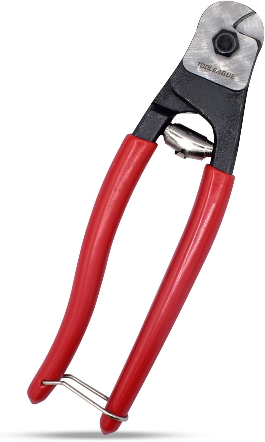 TOOLEAGUE 10 inches Cable Cutter,Heavy Duty Cable Cutting, High Leverage Cutter for Aluminum, Copper, Wire, Communications Cable