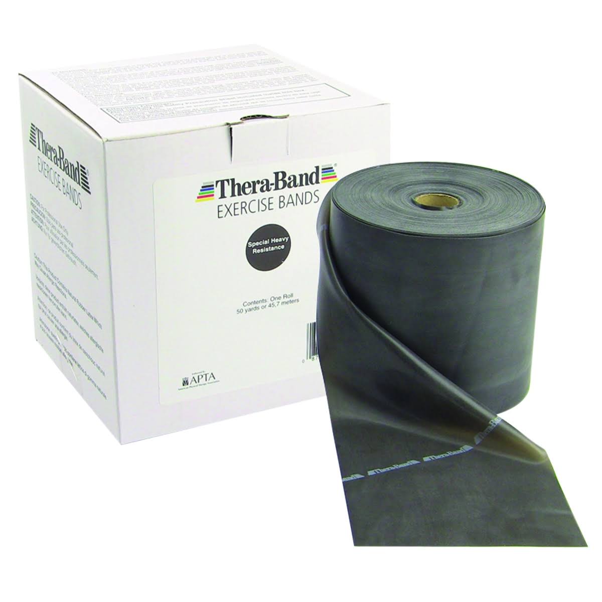 Thera-Band Exercise Band - 100 Yard Roll - Black - Special Heavy