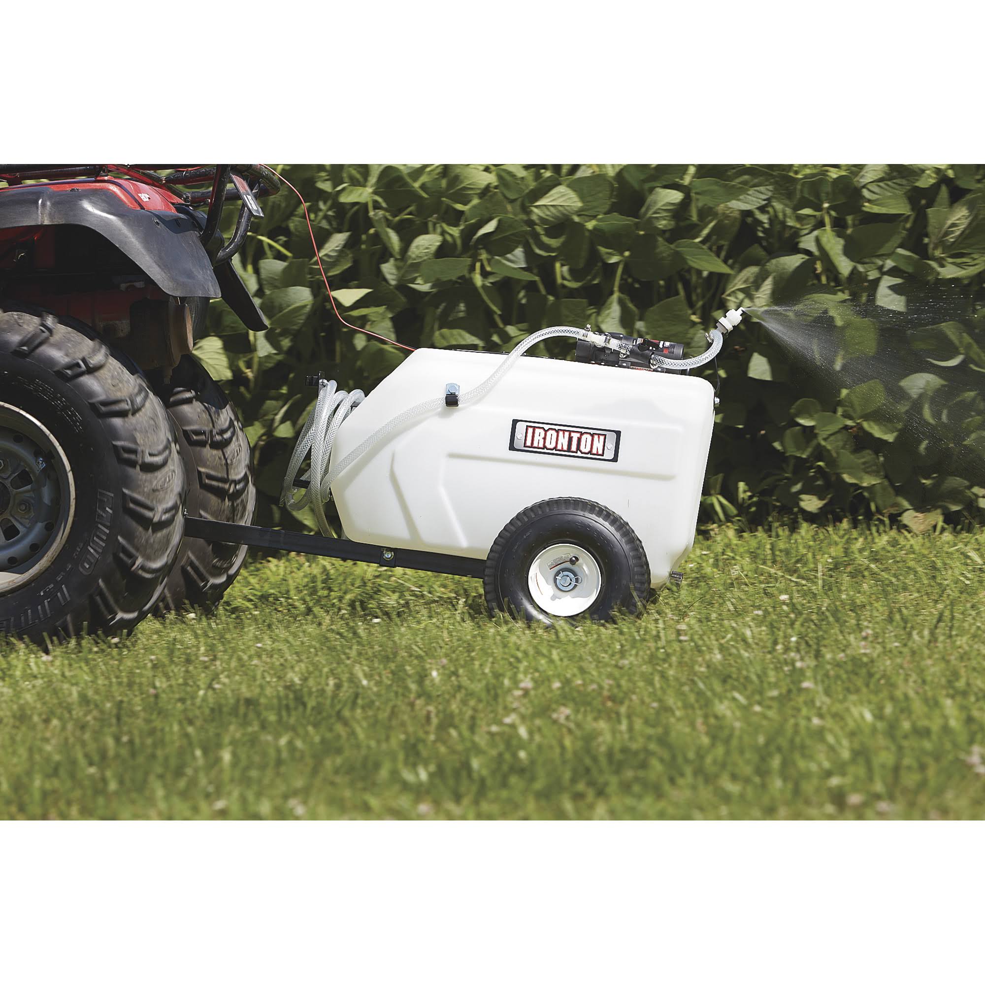 Ironton 13 Gallons 12 Volt DC Tow-Behind Towable Broadcast u0026 Spot Sprayer ATV 282790