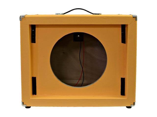 Seismic Audio 12x22 Guitar Speaker Cabinet Empty 1x12 Cab -Orange Tolex