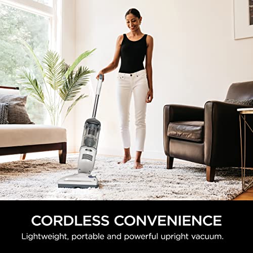 Shark | Pet Cordless Vacuum Cleaner | LED Headlights | Removable Handheld Vacuum for Pet Hair | Crevice Tool & Pet Multi-Tool Included | 40min Runtime | For Carpet & Hard Floors | Grey | IX141