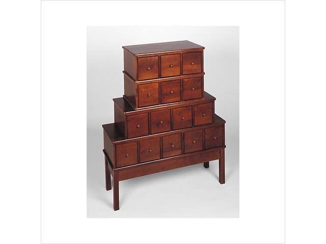 Leslie Dame CD/DVD Storage Cabinet in Cherry