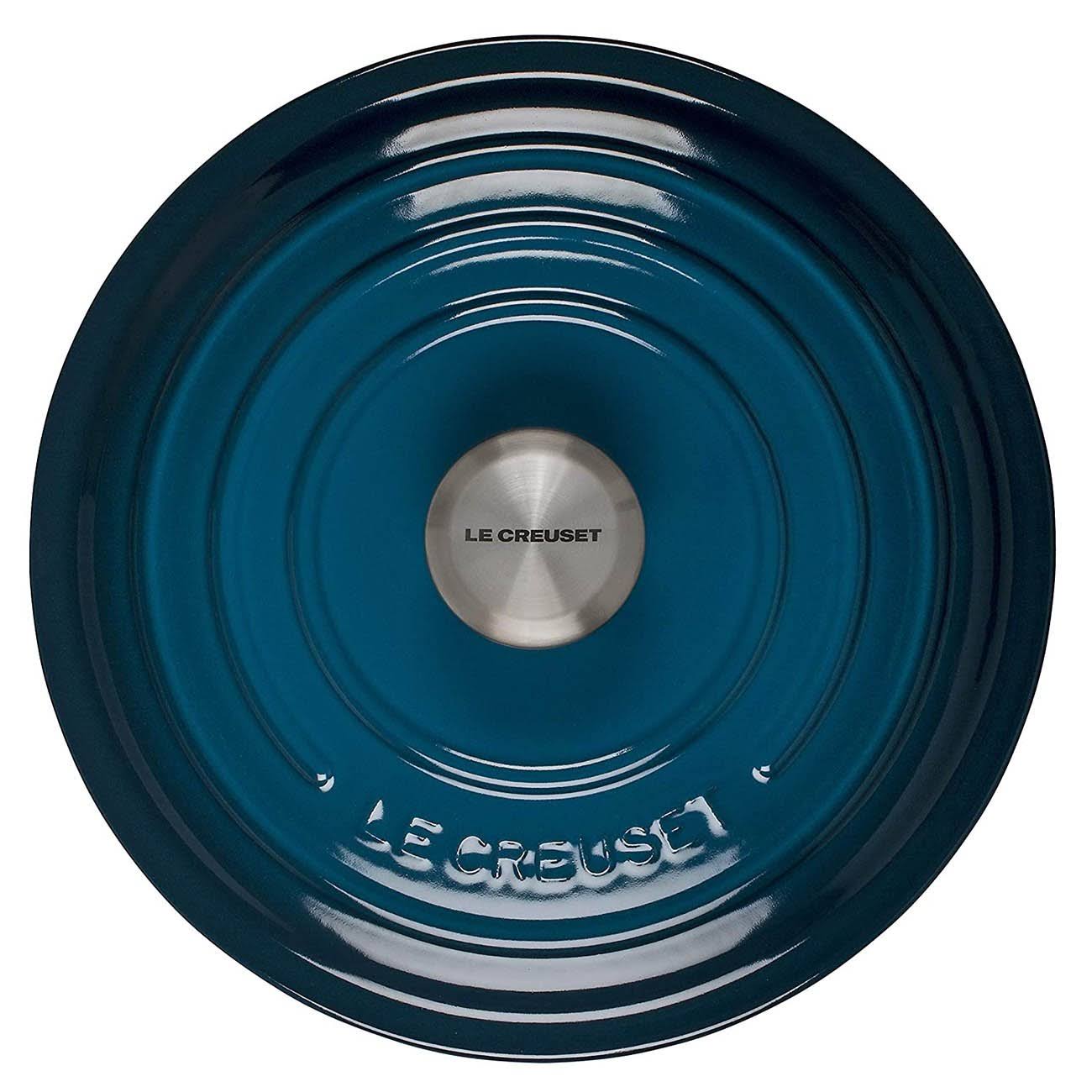 Le Creuset 3.5 Qt. Cast Iron Sauteuse - Deep Teal