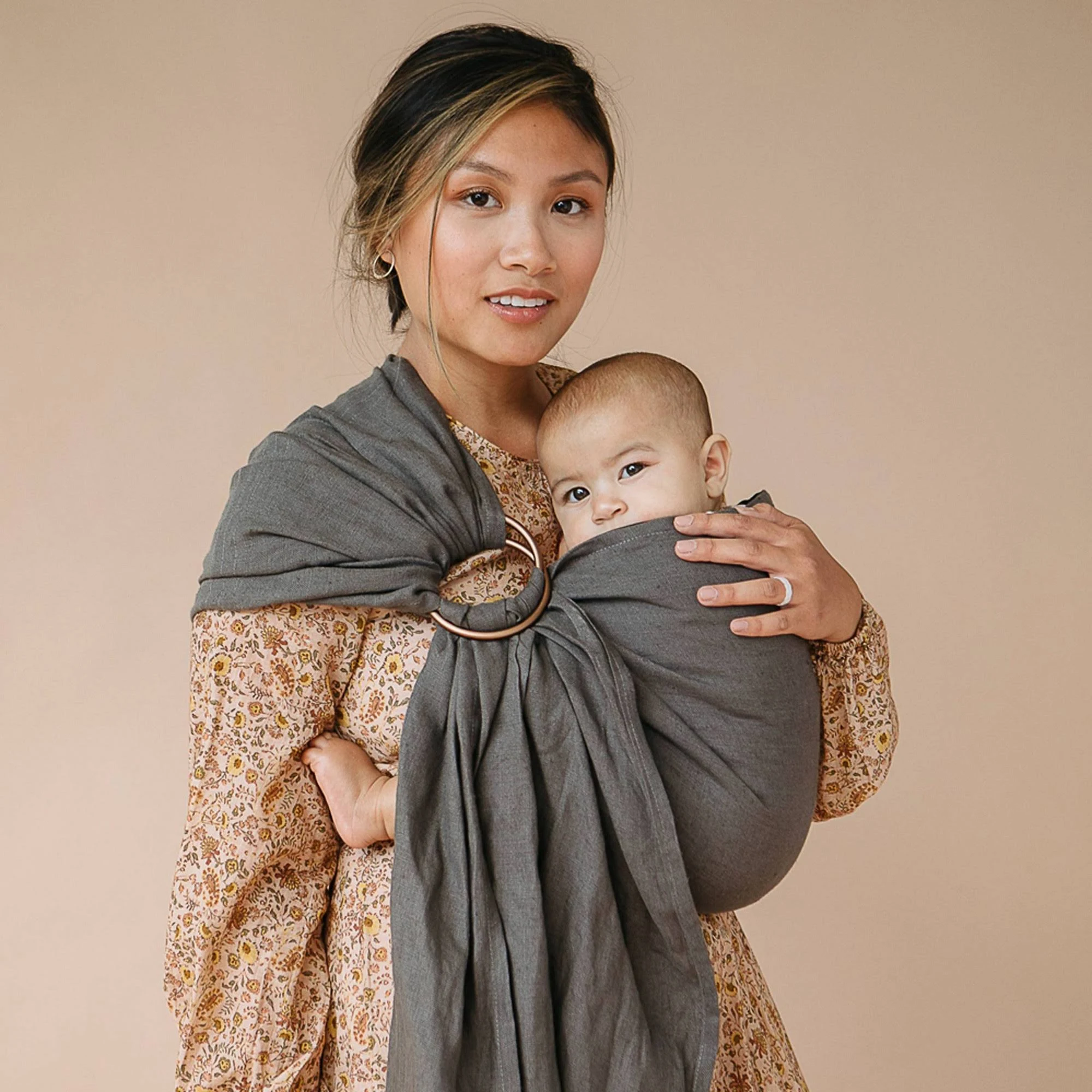 Wildbird Ring Sling Baby Carrier - Chickadee/Bronze Ring