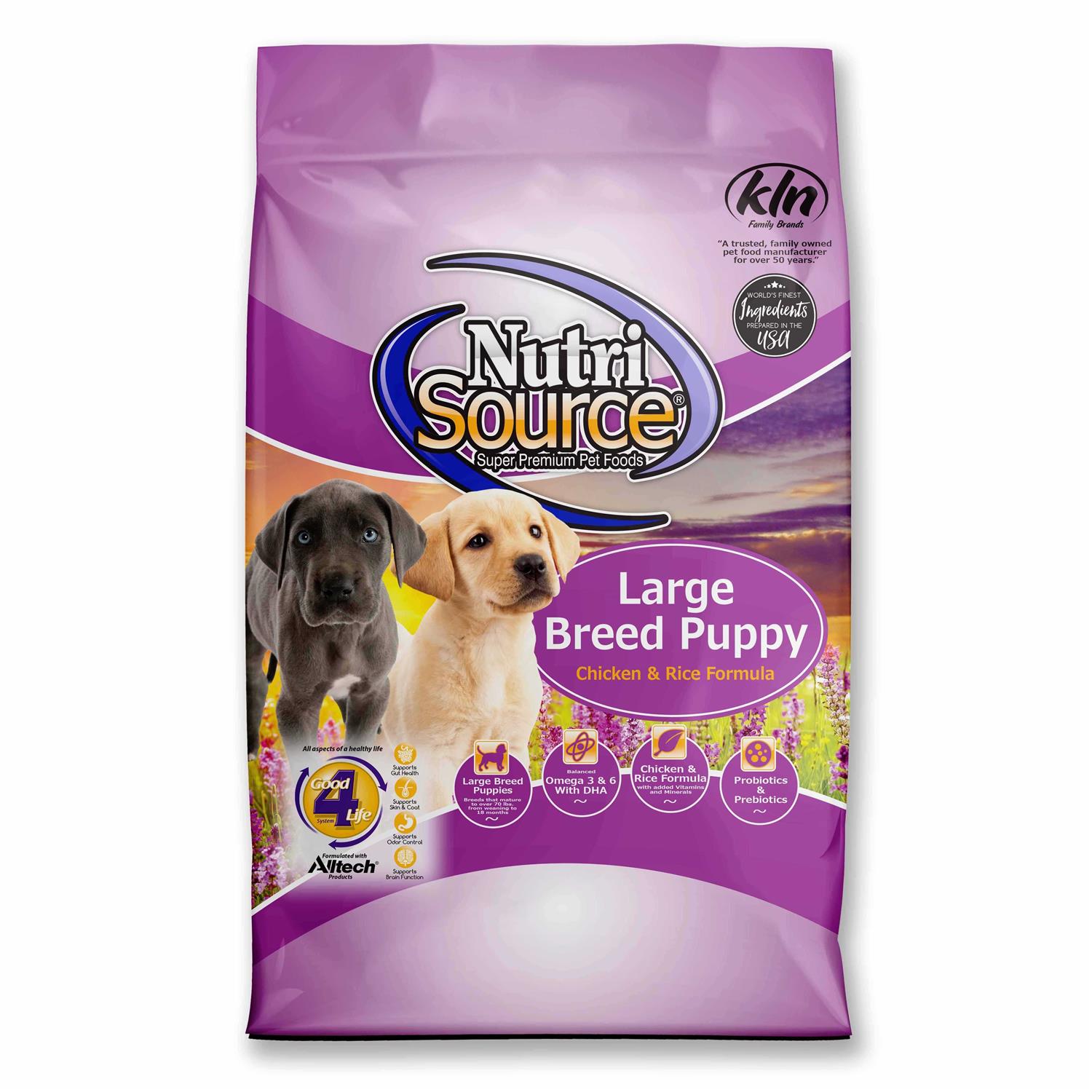 NutriSource Chicken Rice Large-Breed Puppy Dry Dog Food - Pet Supplies online store