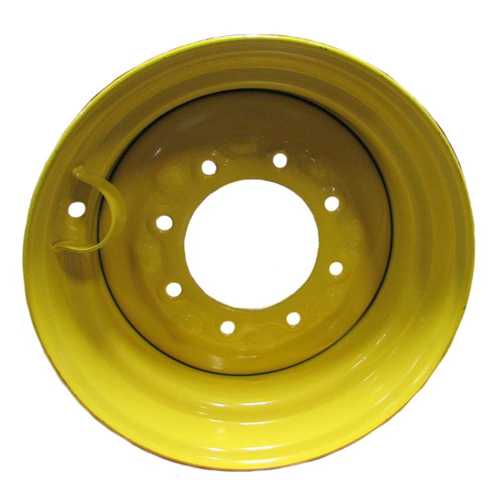 One (1) 9.75 x 8 x 16.5 Yellow Rim for Skid Steer Loaders