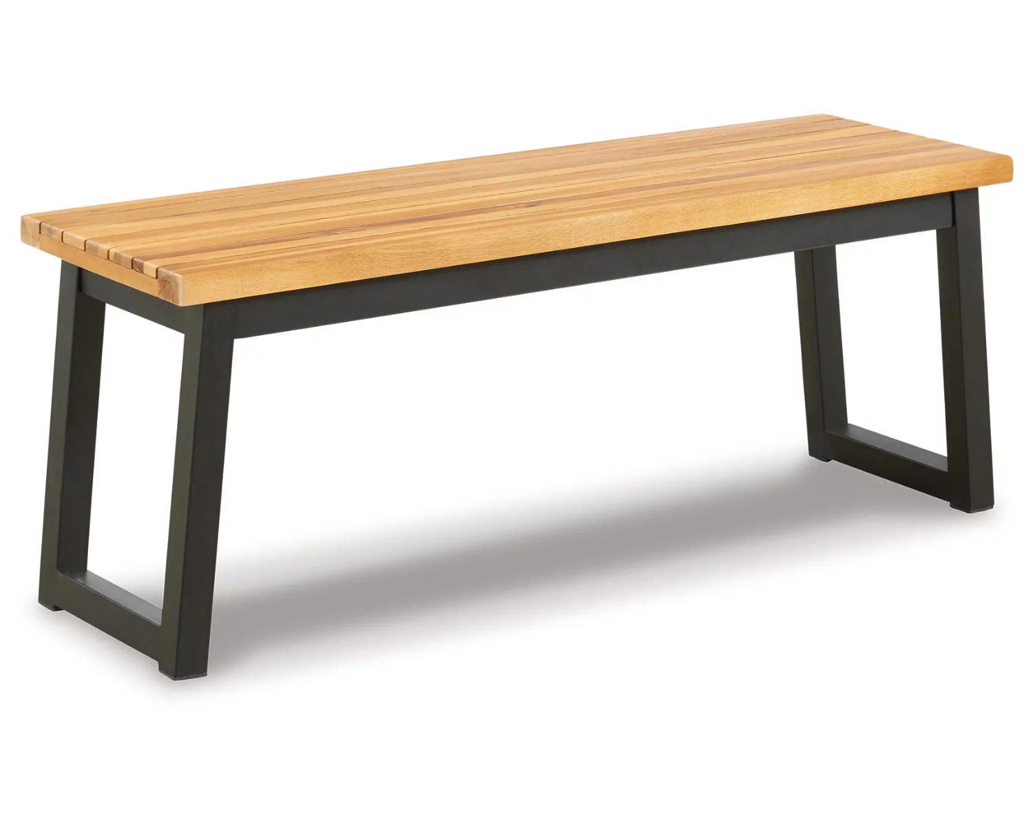 Signature Design by Ashley Casual Town Wood Outdoor Dining Table Set (Set of 3)  Brown/Black