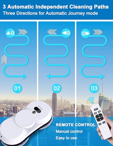 Window Cleaning Robot Outdoor Window Cleaner Tool Cleaner Robot with Dual Spray HCR-18