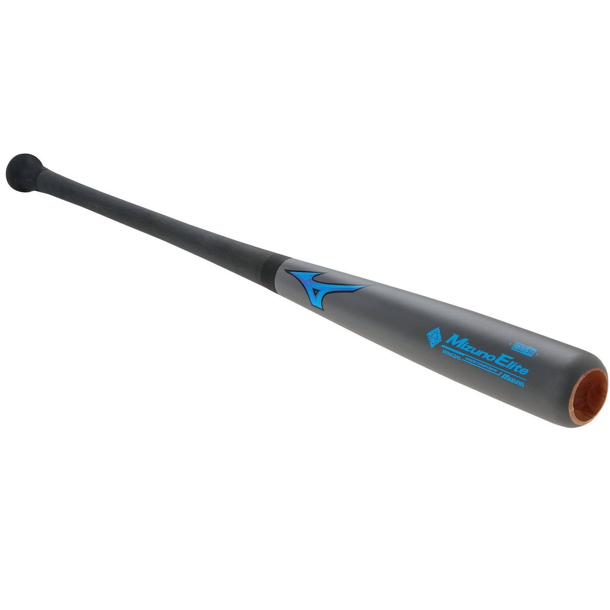 Mizuno Maple / Carbon BBCOR Composite Wood Baseball Bat: MZMC243 Grey / Blue