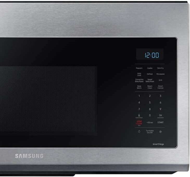 SAMSUNG MC17T8000CS 1.7 cu ft. Smart Over-the-Range Microwave with Convection & Slim Fry(TM) in Stainless Steel