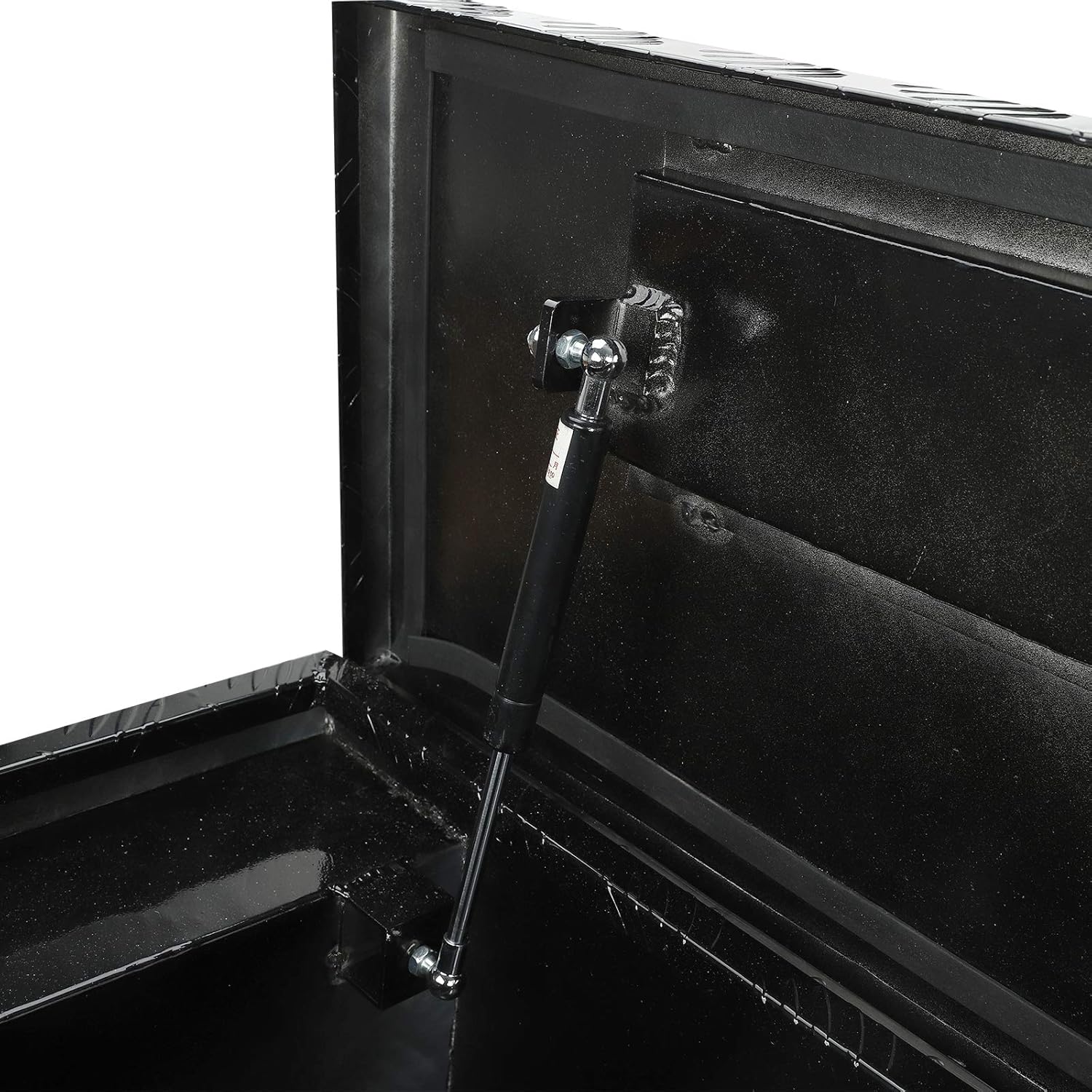 LucaSng 60X12X14 Black Aluminum Heavy Duty Pick Up Truck Truck Bed Tool Box Trailer Storage Tool Box w/Lock & Keys