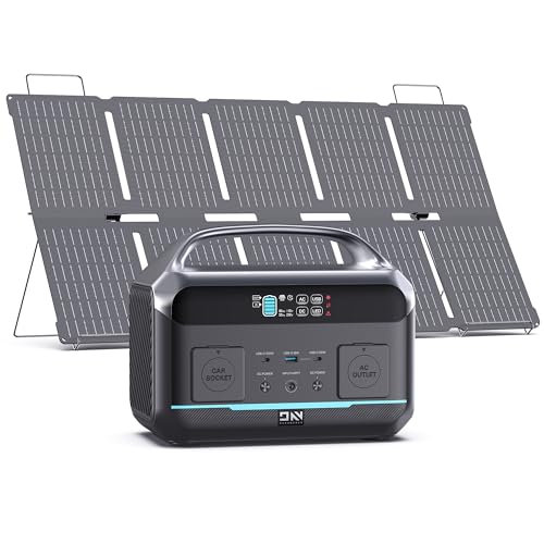 Portable Power Station 300W (600W Surge), 192Wh (60,000mAh) Solar Generator, LiFeP04 Battery with AC & DC Outlets, Power Bank Station for Outdoor Camping, Traveling, Home & Emergency (Solar Optional)