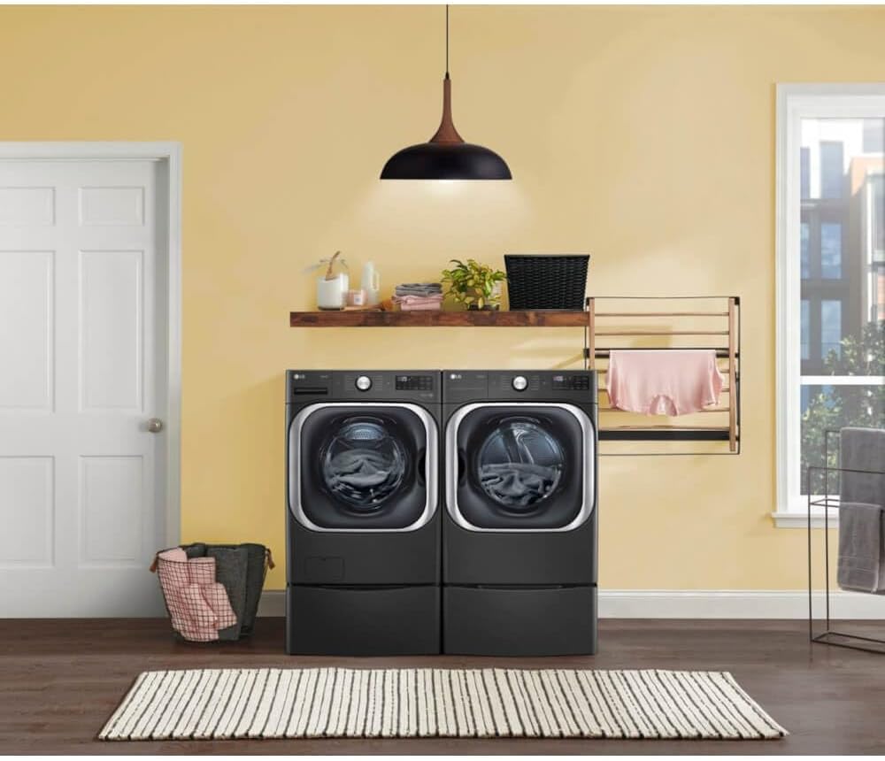 LG WM8900HBA 5.2 Cu. Ft. Black Steel Front Load Washer