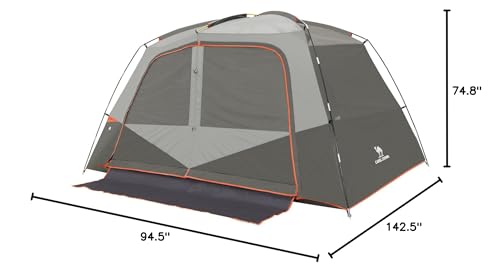 CAMEL CROWN Tents for Camping 4/6 Person Tent Waterproof Easy Setup Backpacking Tents