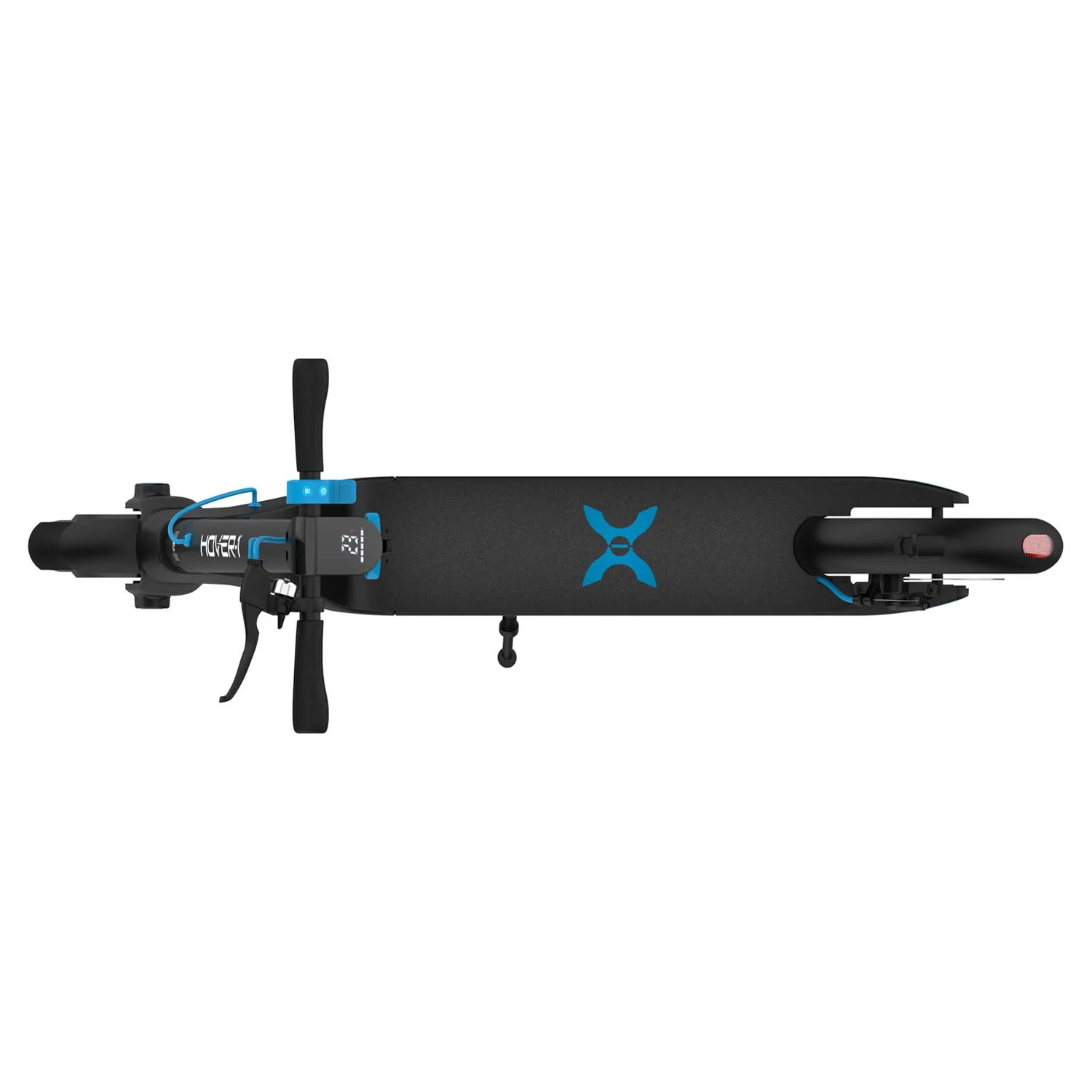 Hover-1 Blackhawk Electric Scooter with LED Headlights, 15 MPH Max Speed, 220 lbs Max Weight, 28 Miles Max Distance, Black, UL 2272 Certified