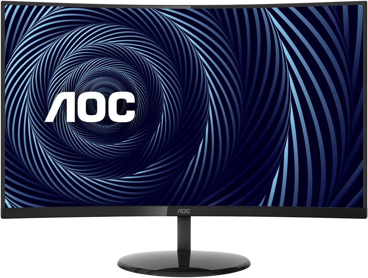 AOC CU32V3 32" Super-Curved 4K UHD monitor, 1500R Curved VA, 4ms, 121% sRGB Coverage / 90% DCI-P3, HDMI 2.0/DisplayPort, VESA, Black
