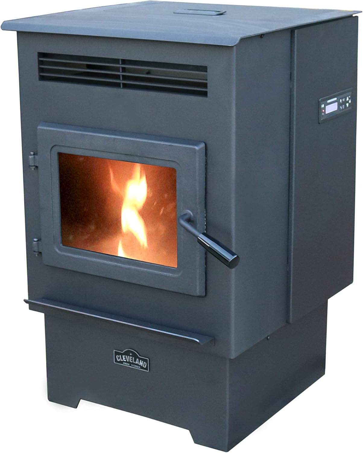 PS60W-CIW Medium Pellet Stove, WiFi Enabled, One Size, Black