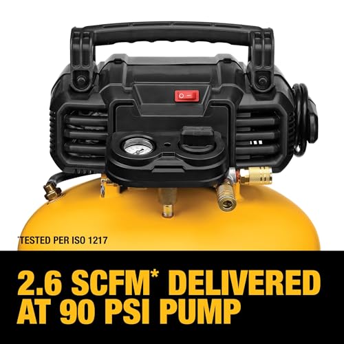 DEWALT DWFP55126 6-Gallon 165 PSI Pancake Compressor