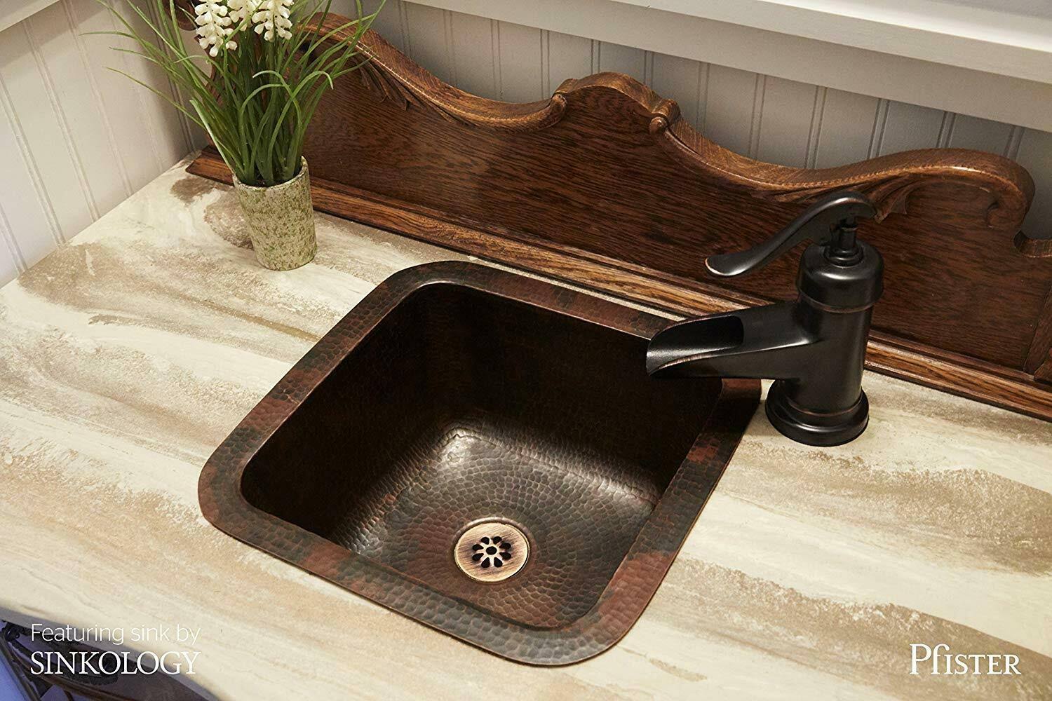 Pfister LG42-YP0Y Ashfield Single Control Bathroom Faucet Tuscan Bronze