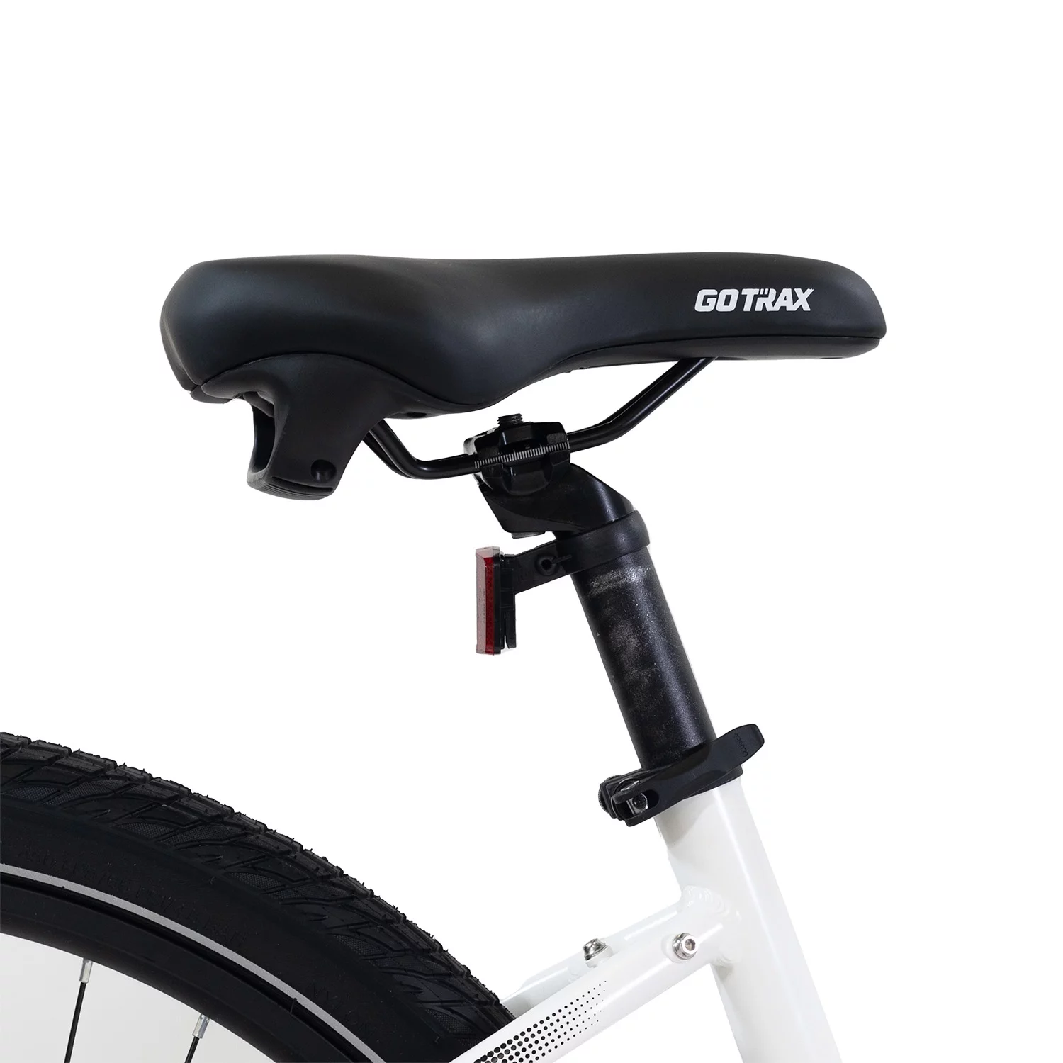 GOTRAX CTI 27.5" Adult Electric Bike, 350W/36V up 20mph Commuter Ebike for Adults, White, Step Thru