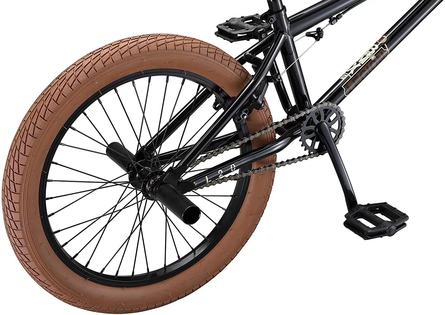 Mongoose Legion L20 Freestyle BMX Bike Line for Beginner-Level to Advanced Riders, Steel Frame, 20-Inch Wheels, Black