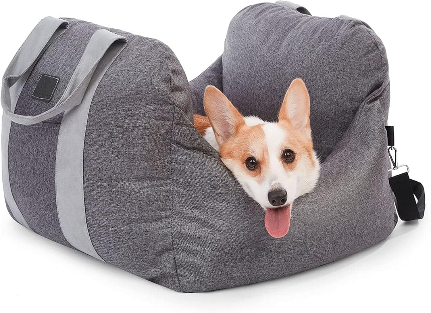 PET AWESOME Dog Car Seat, Puppy Booster Seat, Travel Carrier Bed for Small and Medium Pets Pack of 2