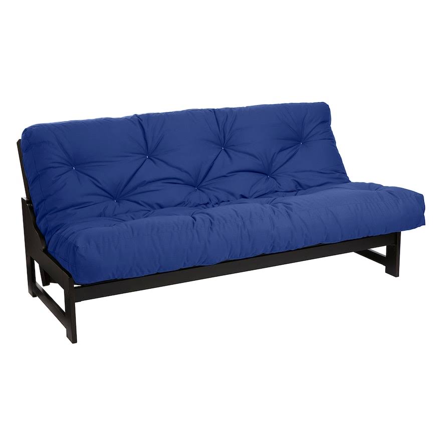 8-in. Memory Foam Futon Mattress, Size: Queen, Blue