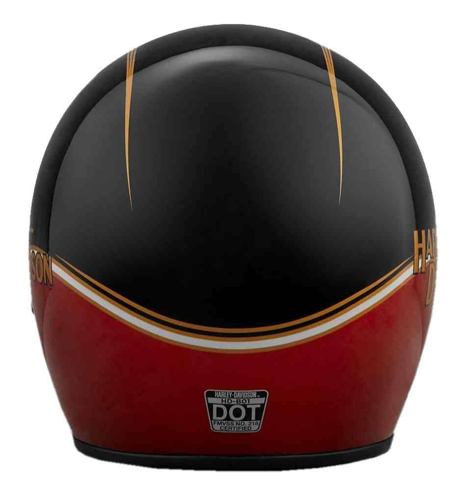Harley-Davidson The Shovel B01 3/4 Motorcycle Helmet - Black
