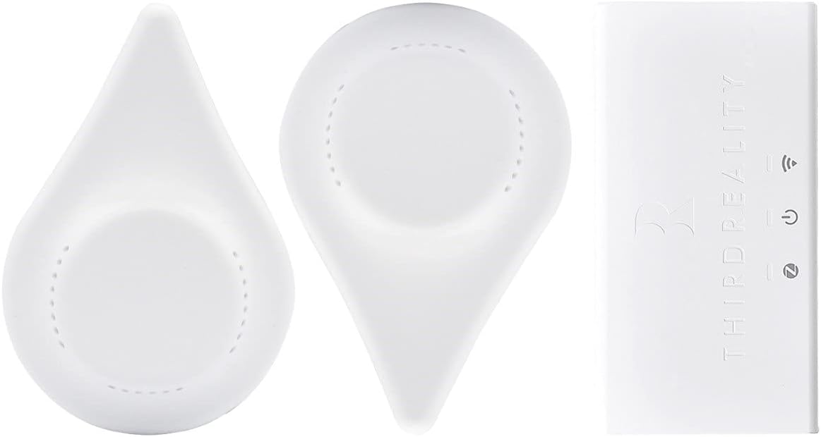 THIRDREALITY Zigbee Water Leak Sensor Upgraded with Dripping Detection,120 dB Alarm,App/Email Notifications Enabled When Work with Compatible Zigbee HUB Like SmartThings,Aeotec or Third Reality Hub