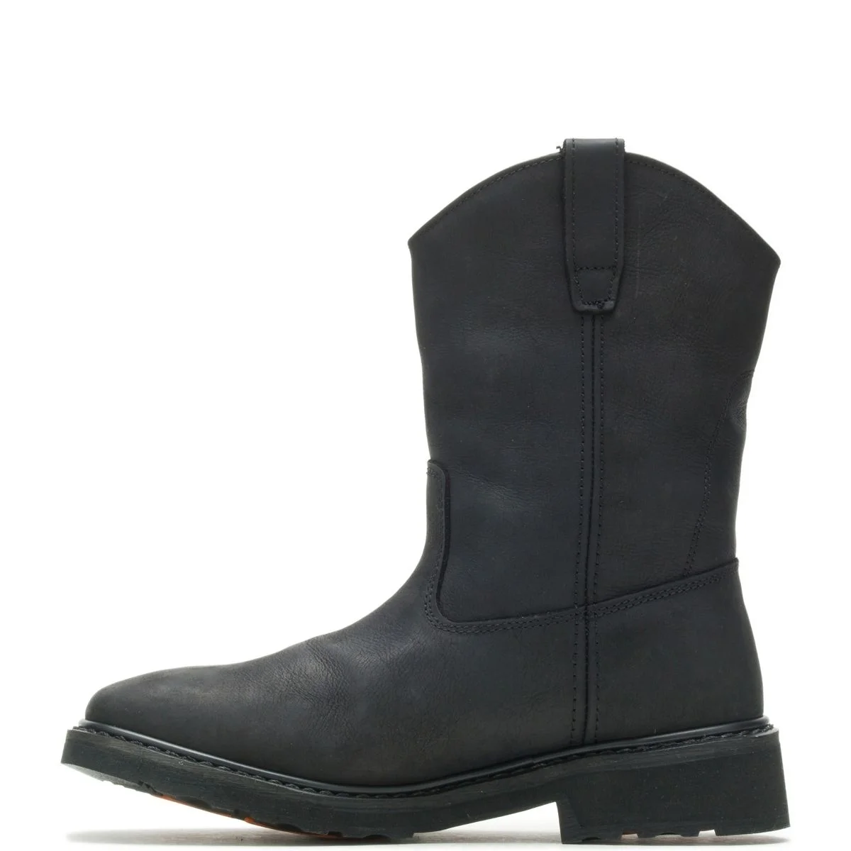 HARLEY-DAVIDSON WORK Mens Altman Western Classic Soft Toe Work Boot Black - D93561 black/black - Curated Treasures Market