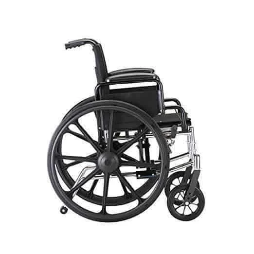 Nova Lightweight Wheelchair w/ Desk Arms u0026 Footrests: 20x22 Elevating