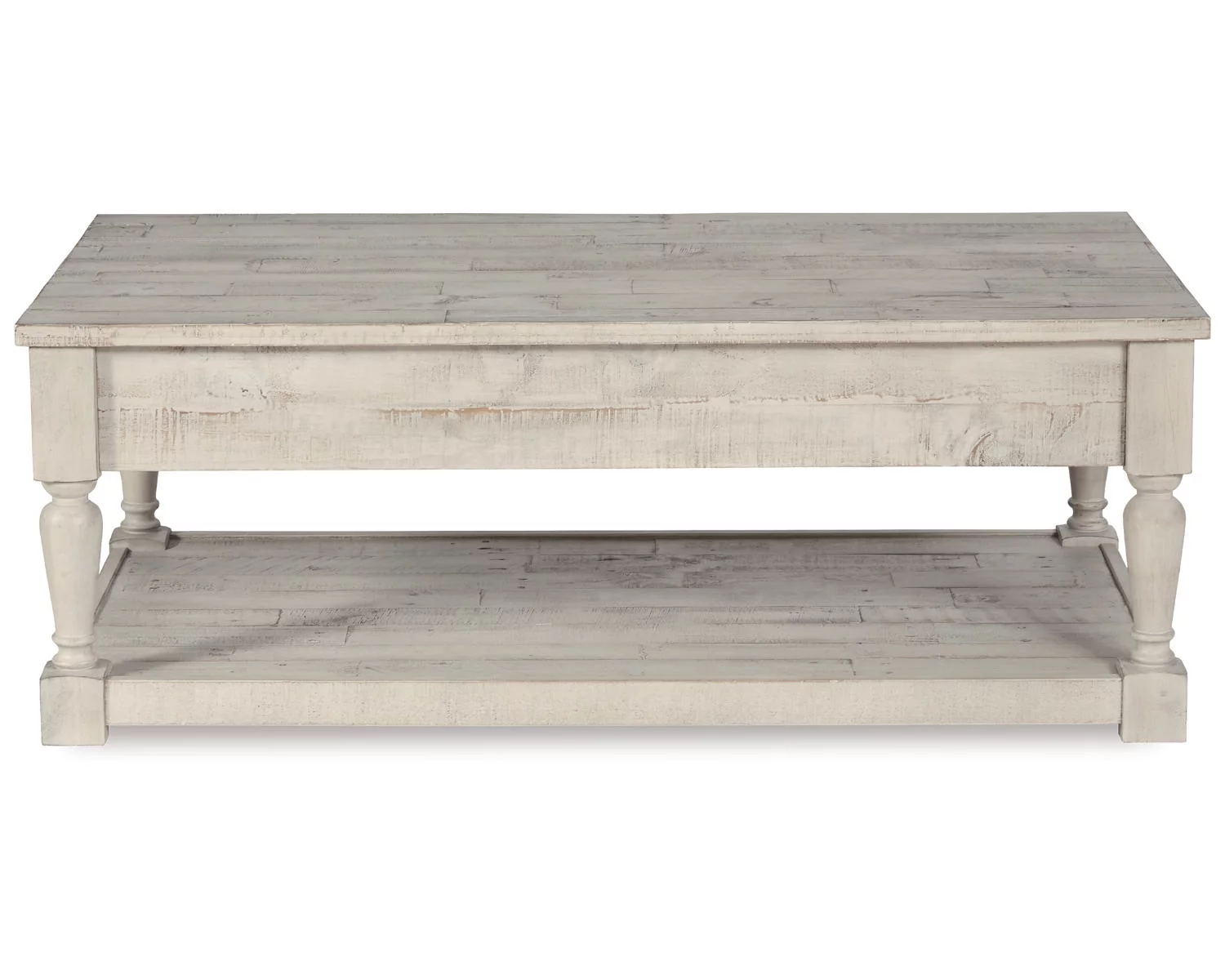 Signature Design by Ashley Shawnalore 2 Drawer Coffee Table, Whitewash