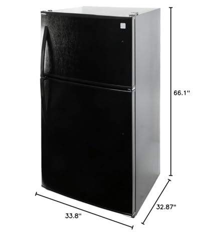 Kenmore Top-Freezer Refrigerator with Ice Maker and 21 Cubic Ft. Total Capacity