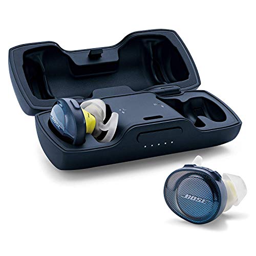 Bose SoundSport Free, True Wireless Earbuds, (Sweatproof Bluetooth Headphones for Workouts and Sports), Ultraviolet with Midnight Blue (Renewed)