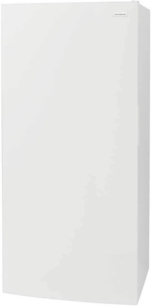 Frigidaire FFUE2022AW 33" Upright Freezer with 20 cu. ft. Capacity; Energy Star; Auto-Close Doors; Power Outage Assurance and EvenTemp Cooling System in White