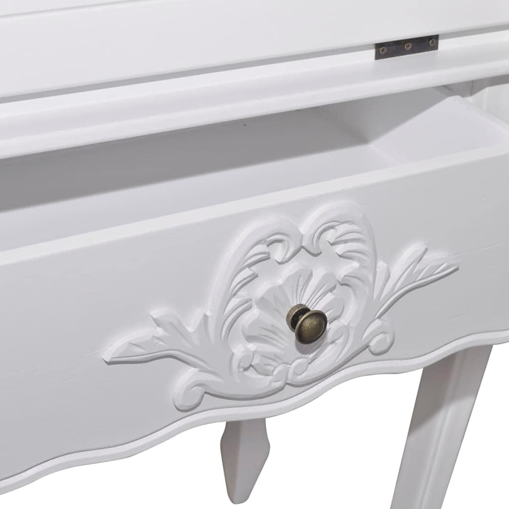 Wooden French Secretary Desk,Office Desk with Drawers,Writing Desk with Drawers,with Hinged Desktop That Doubles as The Cabinet Door,As a Work, Writing, or Computer Desk.