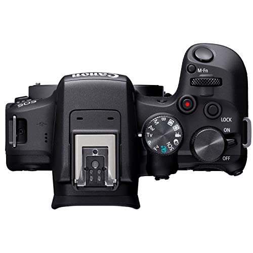 Canon EOS R10 Mirrorless Camera RF-S18-45mm F4.5-6.3 is STM Lens Kit, Hybrid Camera, 24.2 Megapixel CMOS (APS-C) Sensor, 4K Video, Vlogging Camera for Content Creators, Black